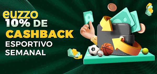 10% de bônus de cashback na euzzo