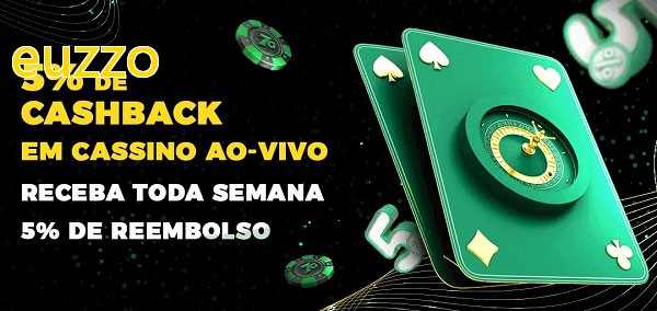 Promoções do cassino ao Vivo euzzo
